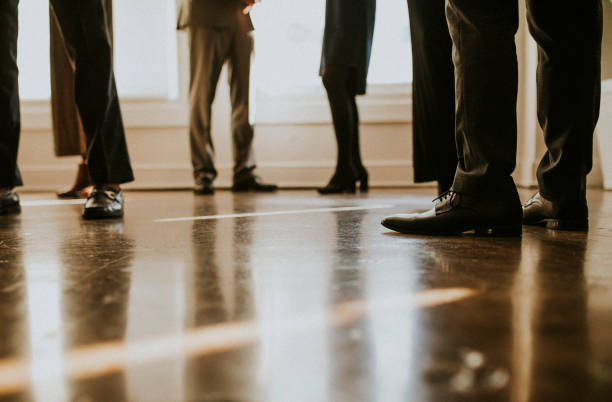 istock Diverse business people standing together 2157026790