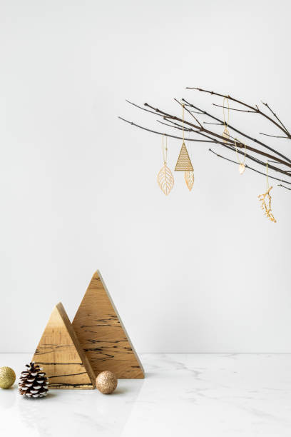istock White elegant Christmas home decoration 2157028108
