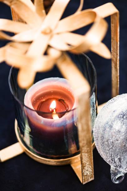 istock Candles glowing in the Christmas 2157032426