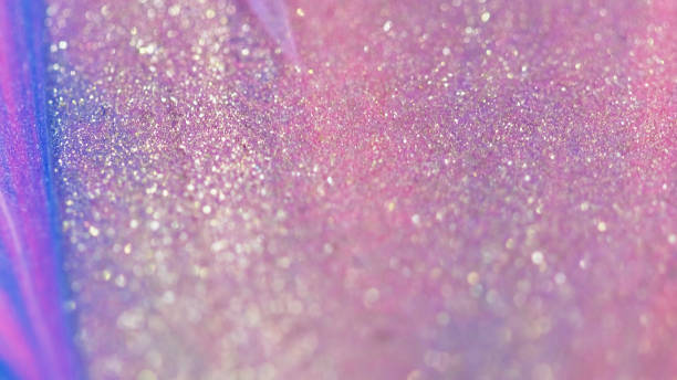 istock Shiny paint drip glitter fluid texture pink gloss 2157033764