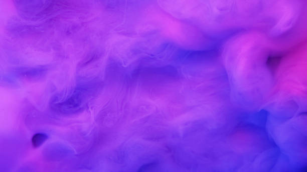 istock Neon cloud ink water mix pink blue color gradient 2157036417