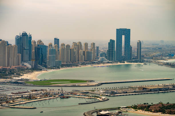 istock Dubai Marina skyline at day 2157039337