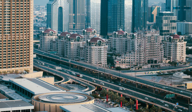 istock Sheikh Zayed Road in the Dubai Financial District 2157039473