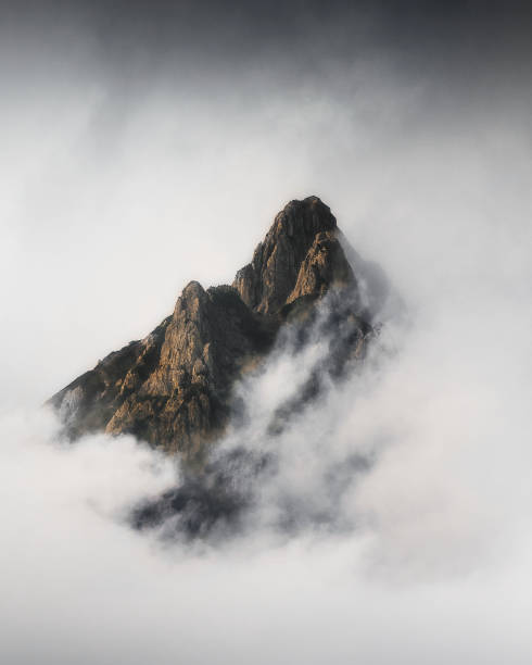 istock Julian Alps peak covered in heavy fog 2157039782