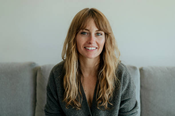 istock Happy woman at home during coronavirus quarantine 2157039810