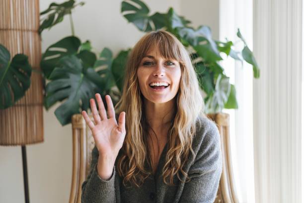 istock Happy woman at home during coronavirus quarantine 2157039814