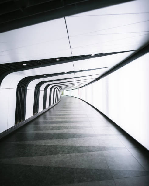 The Kings Cross tunnel empty