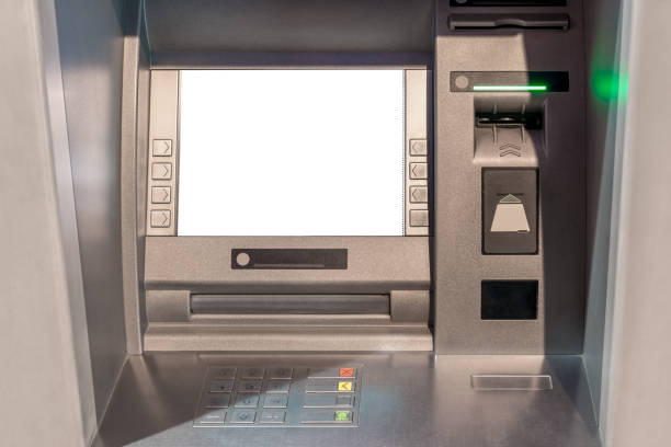 Mockup Of ATM Machine Close-Up