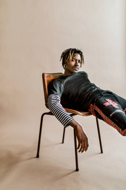 istock Black street style male model 2157044694