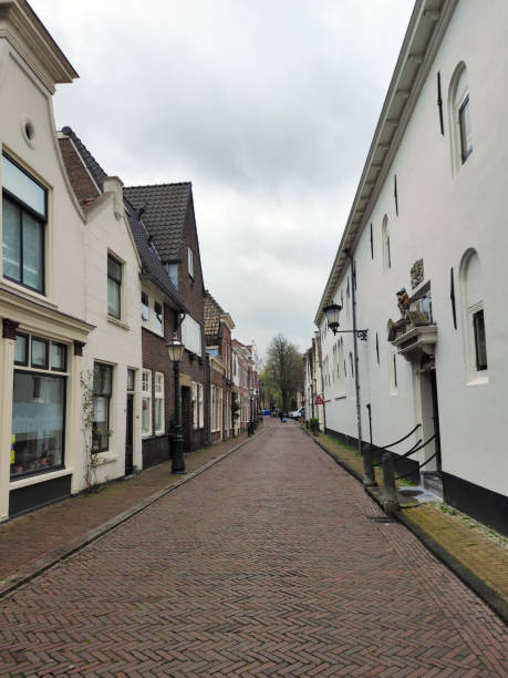 istock Gouda village in the Netherlands on a rainy day 2157044940