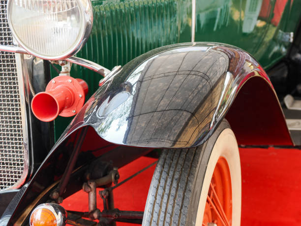 istock Various details of the classsic car, 2157045002