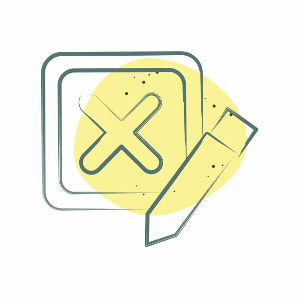 istock Icon Incorrect. related to Delete symbol. Color Spot Style. simple design illustration 2157045378