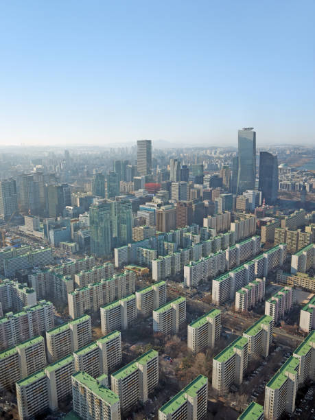 istock Seoul Aerial view 2157050626