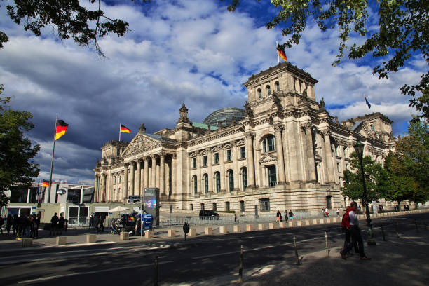 Berlin, Germany - 08 Sep 2015: Reichstag building, Berlin, Germany