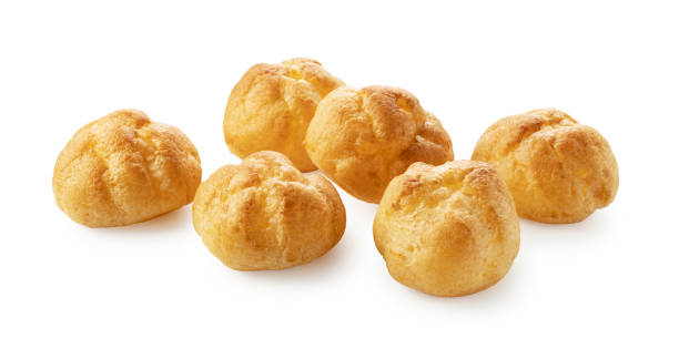 istock Cream puffs placed on a white background. 2157056256