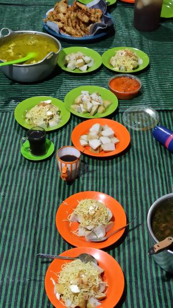 istock Traditional food: The lontong mie 2157056996