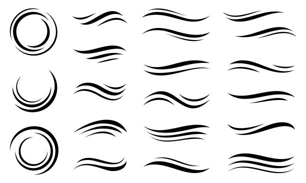 Abstract shapes for design.