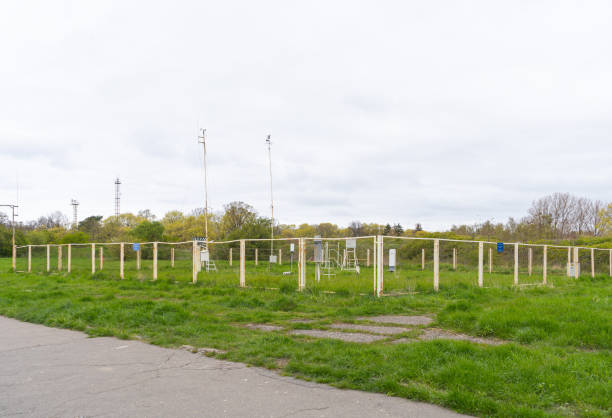 istock Meteorological station in the spring. Baltiysk 2157059576
