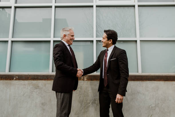 istock Businessmen making a business deal 2157061673