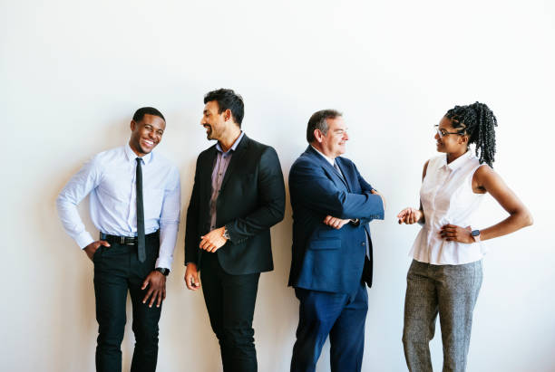 istock Diverse business people talking during break time 2157064430