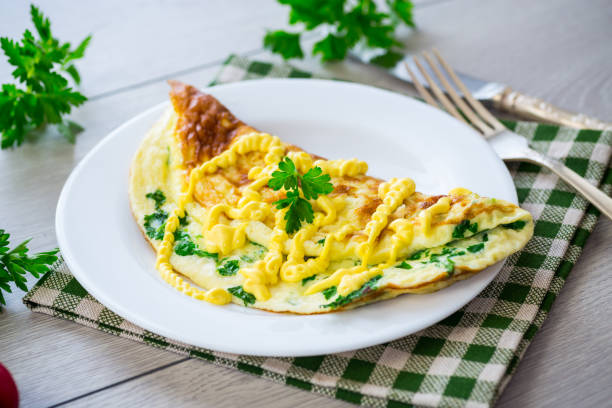 istock fried omelette stuffed with herbs, parsley, dill 2157067566