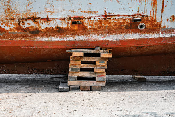 Fishing, Marine Vessel, Vehicle Trailer, Boat, Cleaning, Sea Activities, Serene, Newly Painted