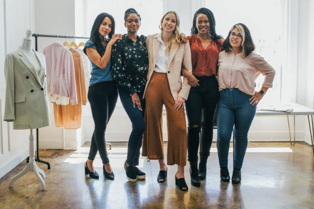 istock Young female designers in a boutique 2157074475