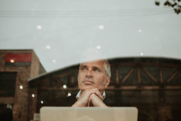 istock Thoughtful entrepreneur in a cafe 2157074608