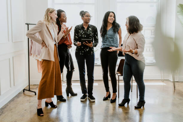istock Young female designer in a boutique 2157074981
