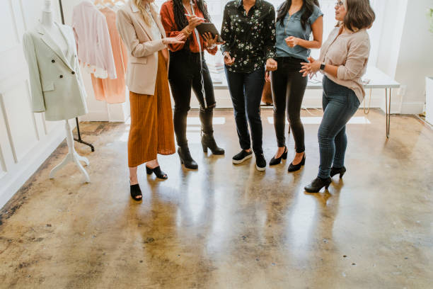 istock Young female designer in a boutique 2157075015