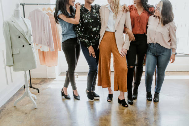 istock Young female designers in a boutique 2157075057