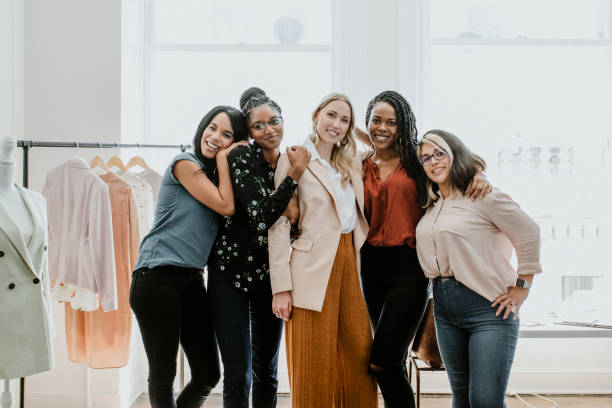 istock Young female designers in a boutique 2157075080