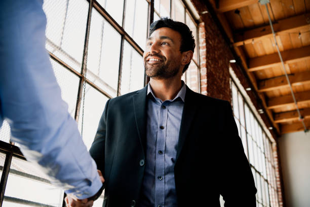 Business people making an agreement