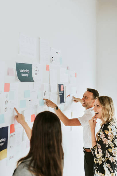 Business people planning a marketing strategy