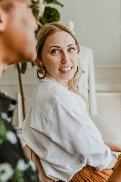 istock Fashion designers in a meeting 2157083396