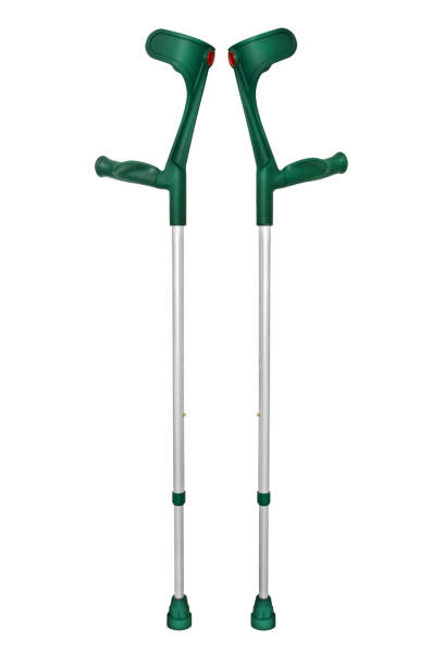 istock 2 Medical Forearm Crutches isolated on white background 2157084835