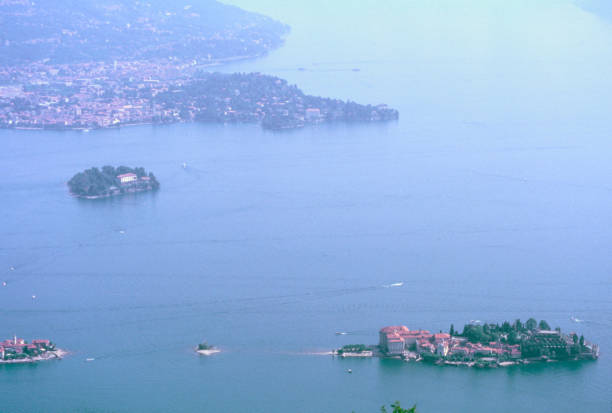 Lake Maggiore seen from the Mottarone relief, 2