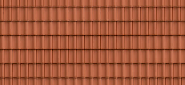 seamless roof tiles texture