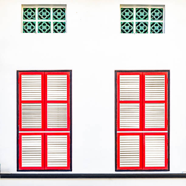 Colonial architecture in the centre of Singapore  Chinatown