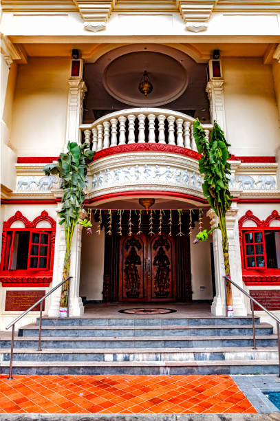 Colonial architecture in the centre of Singapore  Chinatown