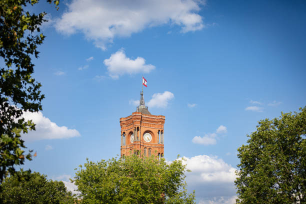 City of Berlin view. Capital city of Germany.