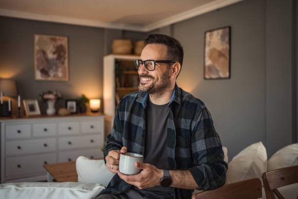 istock My mornings start like this, I enjoy my morning coffee 2157104876