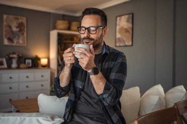 istock My mornings start like this, I enjoy my morning coffee 2157104956
