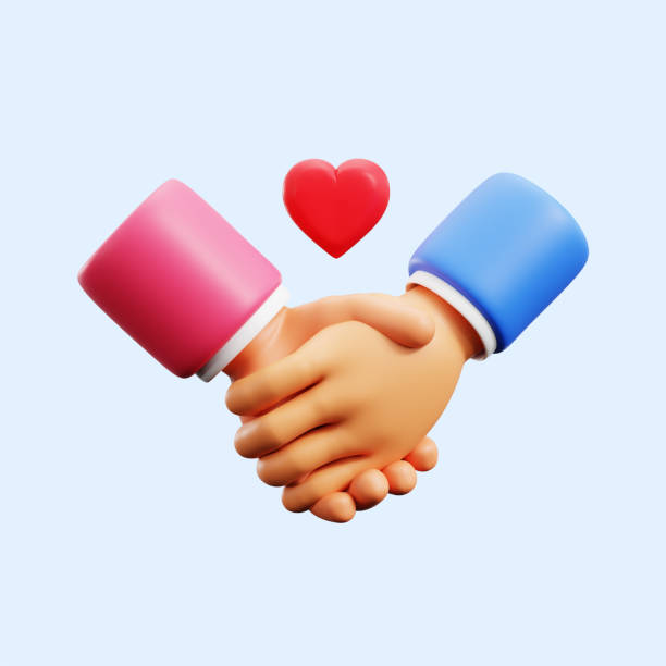 istock couple join hand beautiful romantic love hand gesture 3d icon illustration render design 2157109930