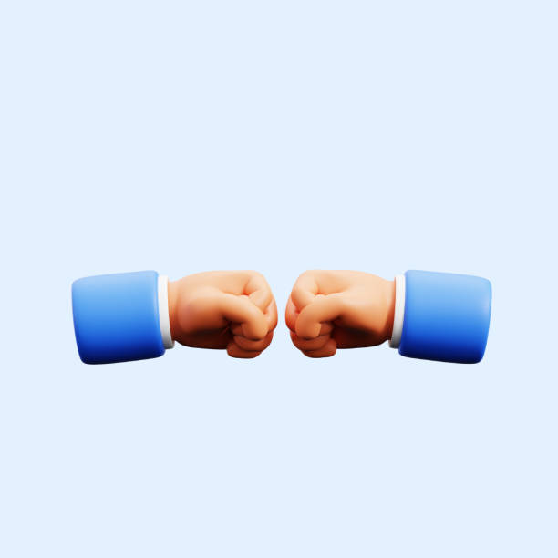 istock bump fist partnership team gesture hand 3d icon illustration render design 2157110955