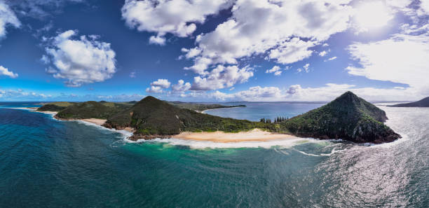 istock Aerial view of Zenith Beach, Port Stephens 2157111302