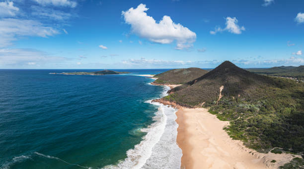 istock Aerial view of Zenith Beach, Port Stephens 2157111958