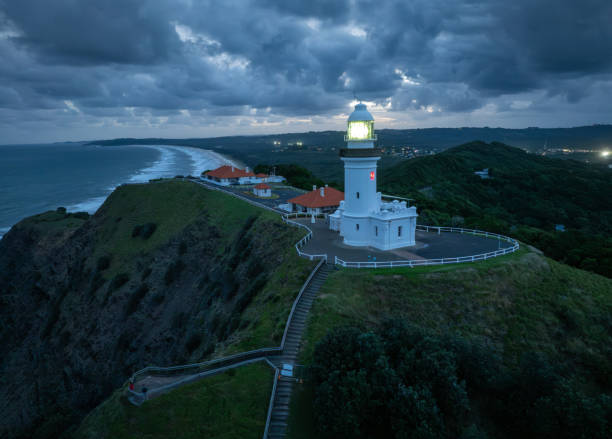 istock Cape Byron Lighthouse at sunset, Byron Bay, Australia 2157112174