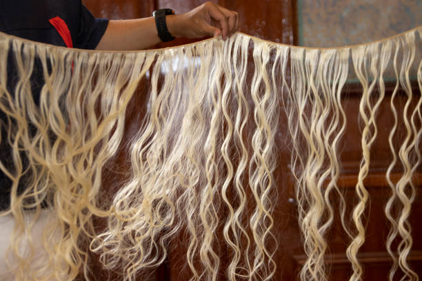 istock Natural hair extensions in the salon 2157115163