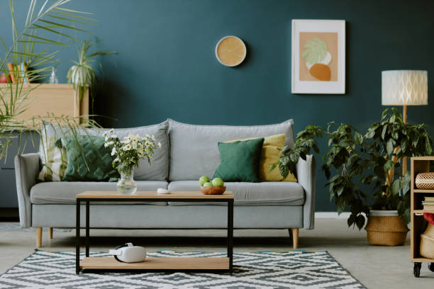 istock Cozy Living Room in Pastel Colors 2157116536
